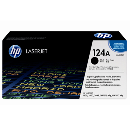 Picture of HP #124A Black Toner Q6000A