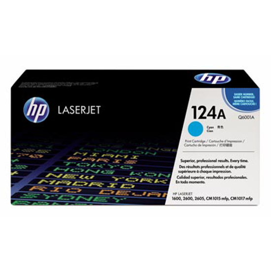 Picture of HP #124A Cyan Toner Q6001A