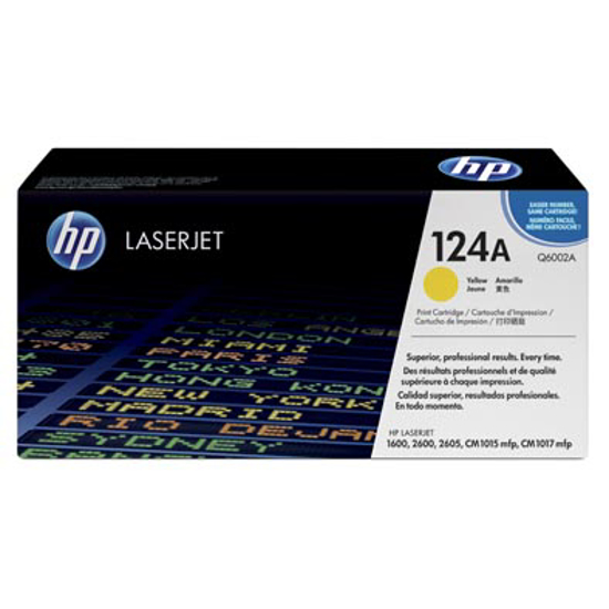 Picture of HP #124A Yellow Toner Q6002A