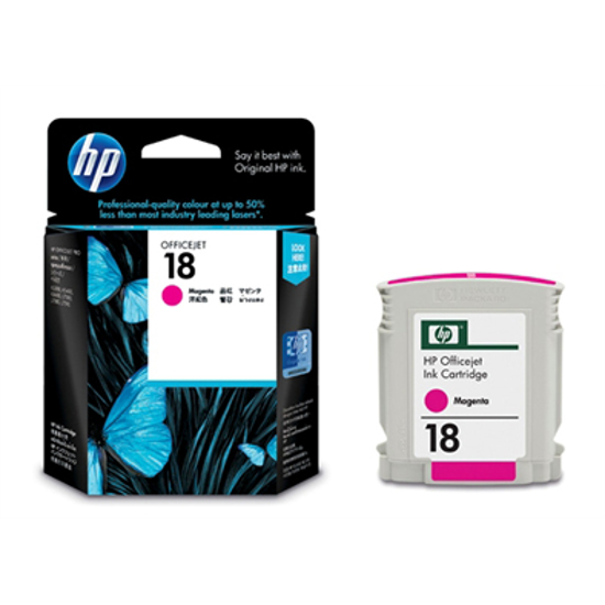 Picture of HP #18 Magenta Ink Cart C4938A