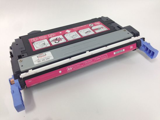 Picture of NZ Made Remanufactured toner to suit HP magenta toner 12k pgs Q6463A