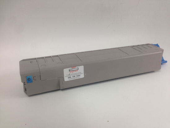 Picture of NZ Made Remanufactured Cyan Toner Oki Colour Laser C8600 6k page yield