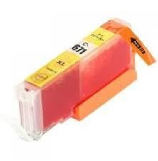 Picture of Compatible Canon 671 Y XL Yellow ink